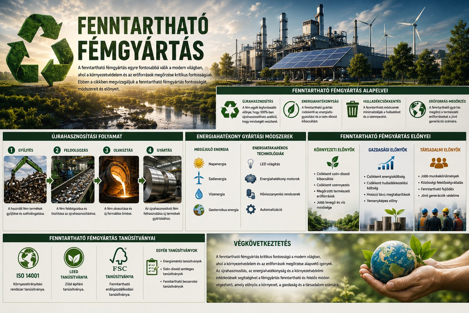 Fenntartható Fémgyártás