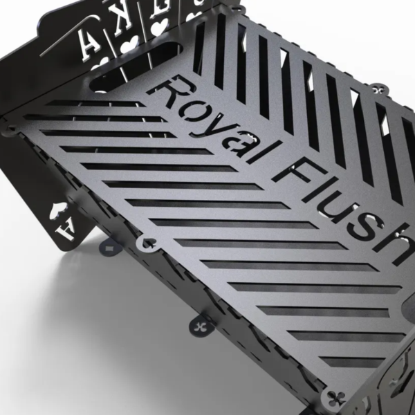 Lumina Royal Flush Fire Grill – kártya mintás tűzrakó grill - kép 3