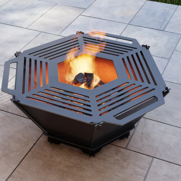 Lumina Hexa Fire Grill – egyedi tűzrakó grill - kép 4