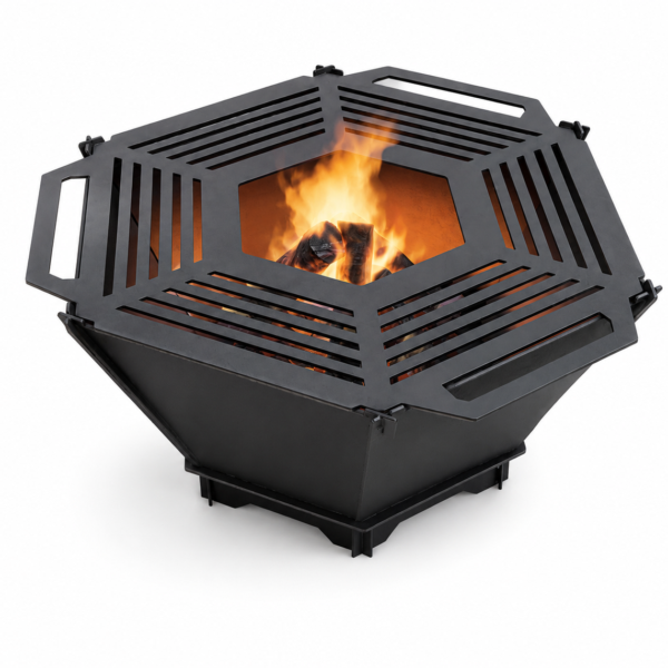 Lumina Hexa Fire Grill – egyedi tűzrakó grill - kép 6
